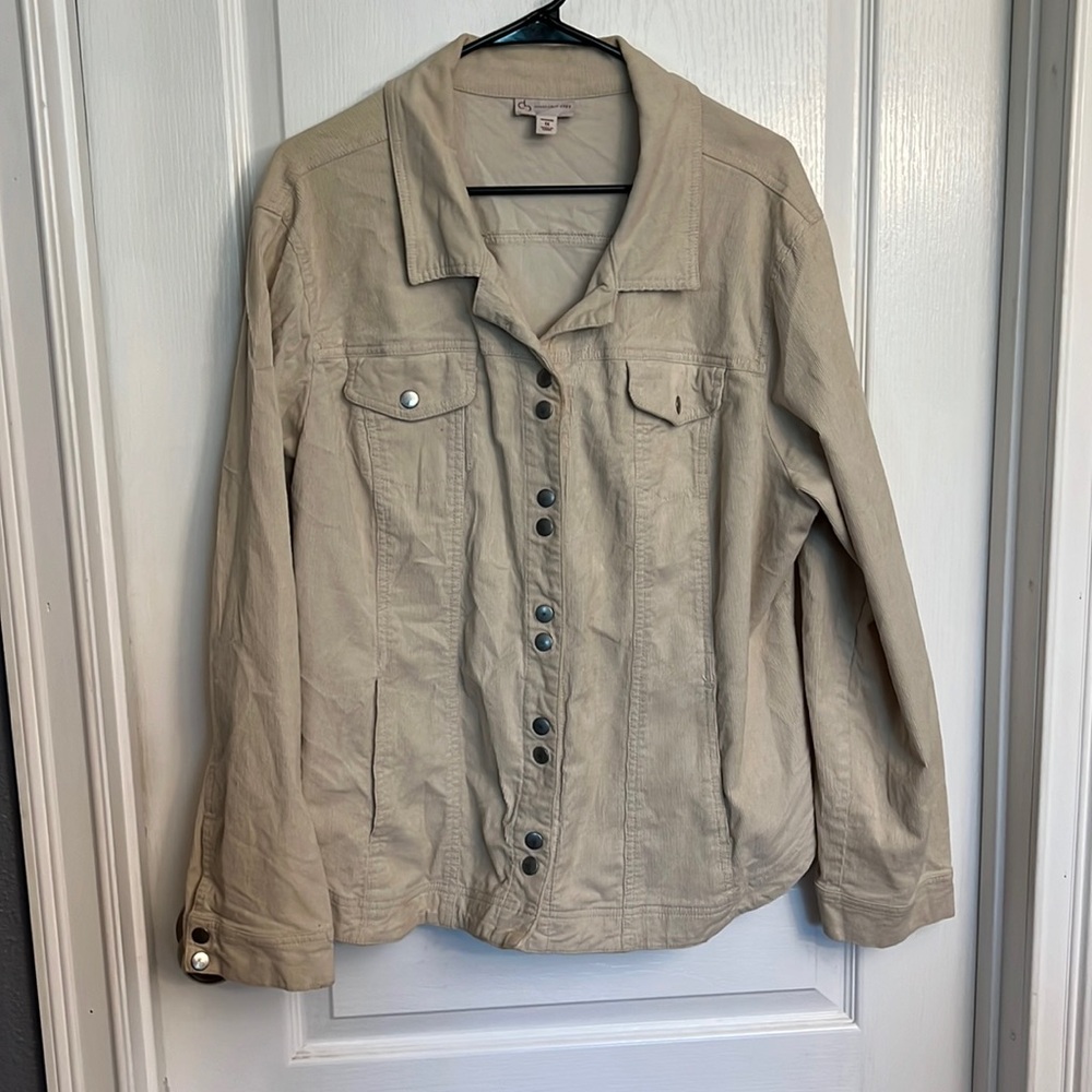Dress Barn Corduroy Jacket size 1X